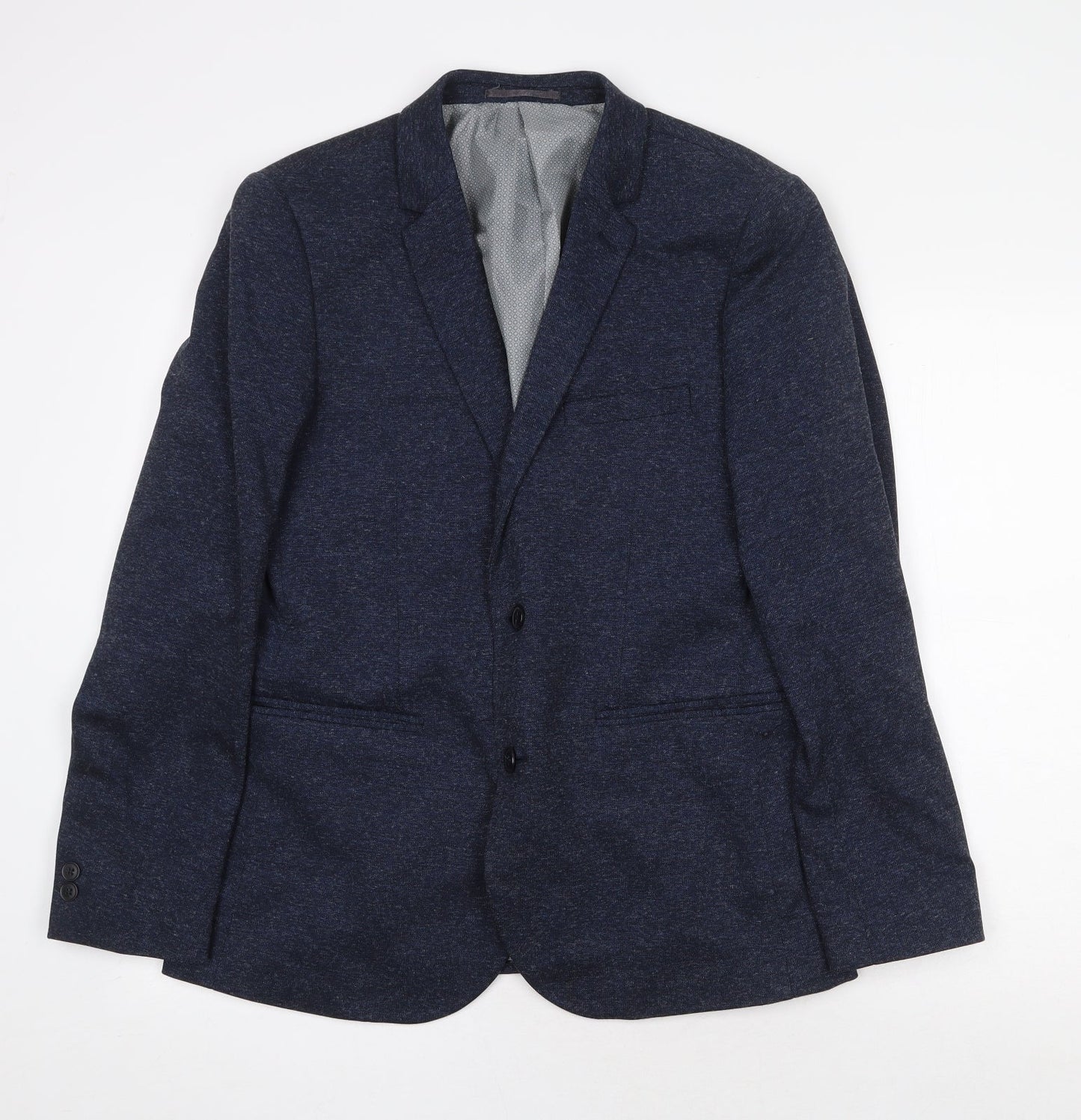 Mens UK Size M Burton Regular Blue Suit Jacket