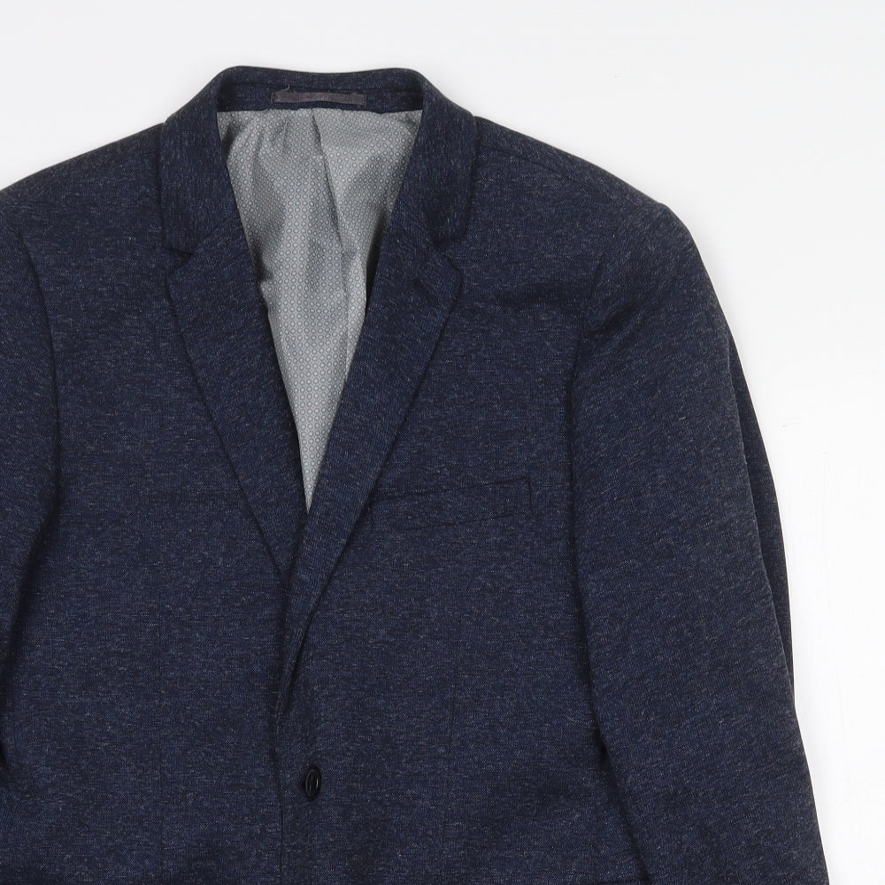 Mens UK Size M Burton Regular Blue Suit Jacket