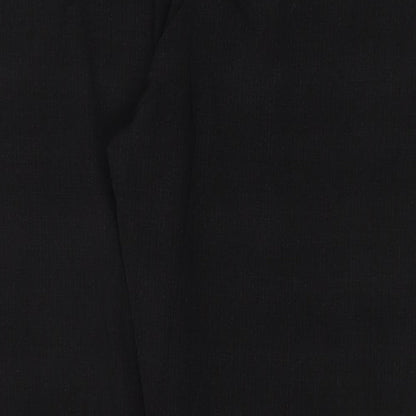 Womens UK Size 4XL Preworn Regular Fit  Black Trousers