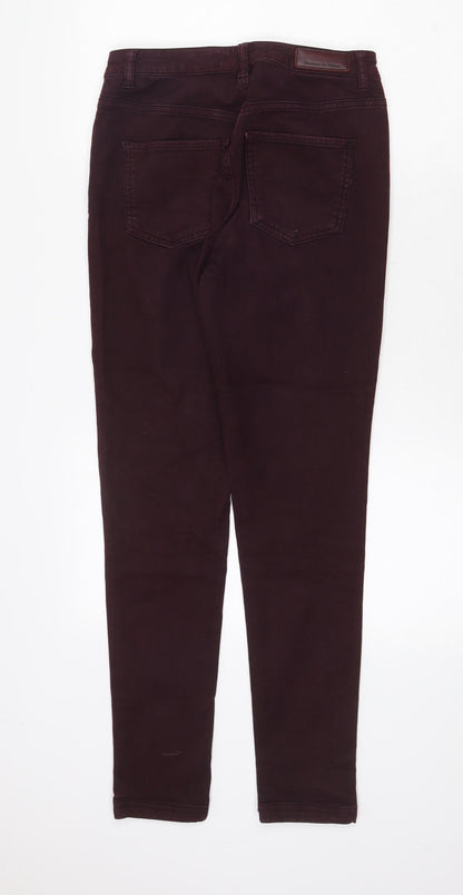 Maison de Nimes Womens Purple Cotton Skinny Jeans Size 28 in Regular Zip