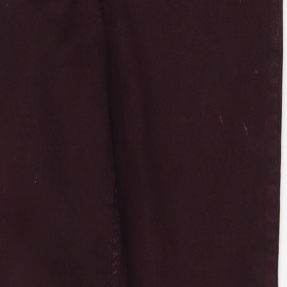 Maison de Nimes Womens Purple Cotton Skinny Jeans Size 28 in Regular Zip
