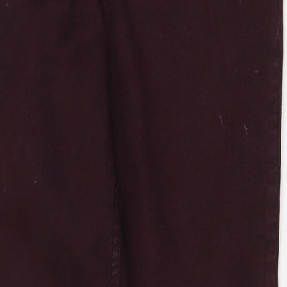 Maison de Nimes Womens Purple Cotton Skinny Jeans Size 28 in Regular Zip