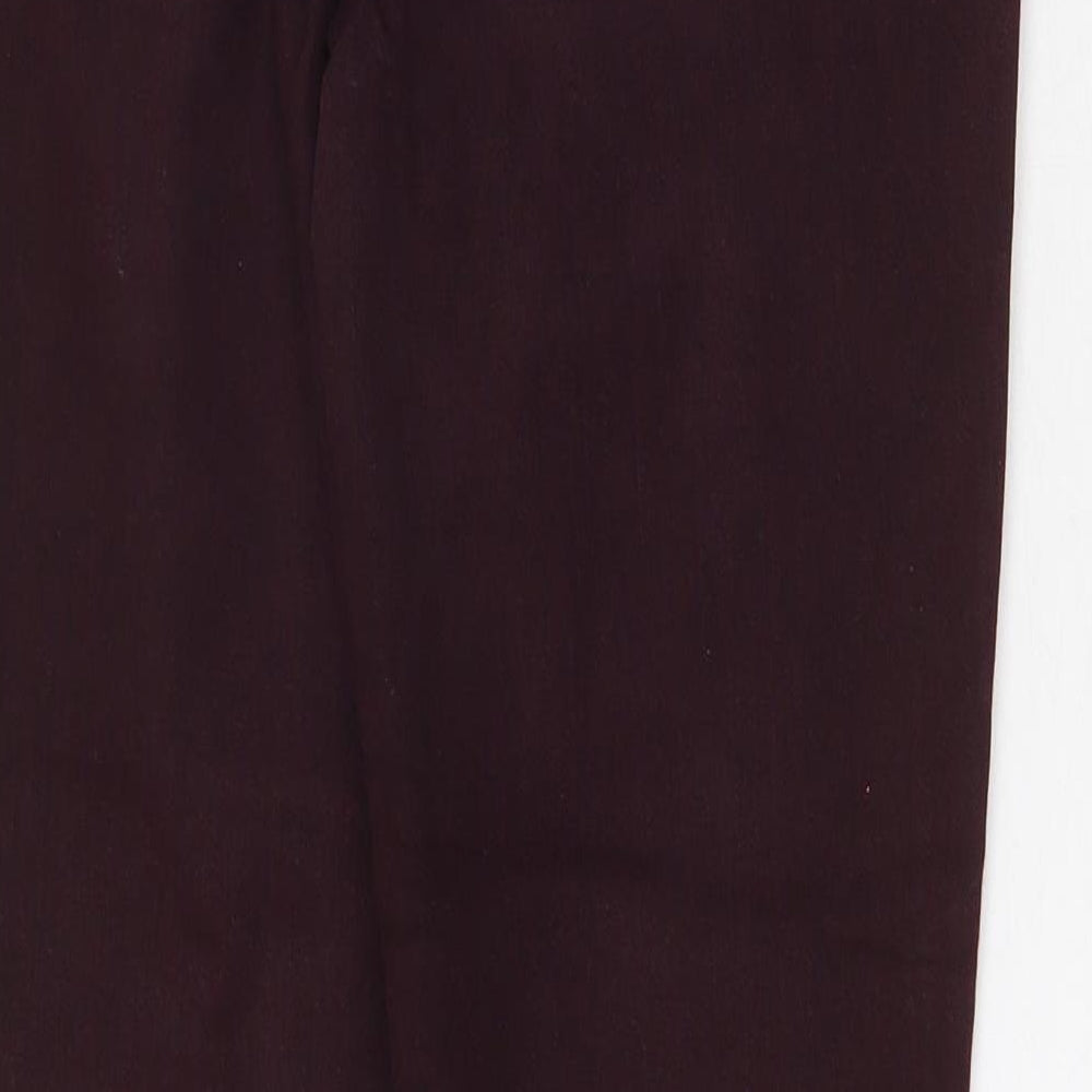 Maison de Nimes Womens Purple Cotton Skinny Jeans Size 28 in Regular Zip