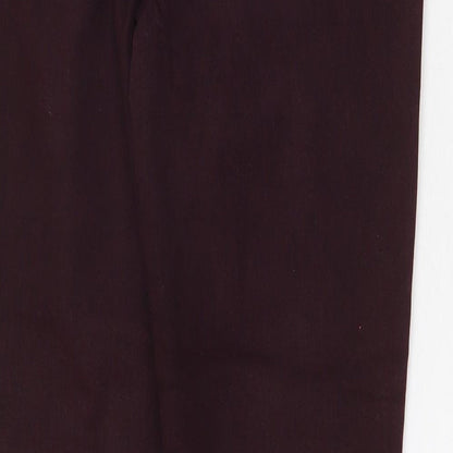 Maison de Nimes Womens Purple Cotton Skinny Jeans Size 28 in Regular Zip