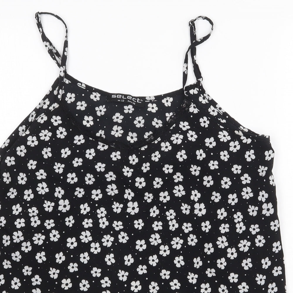Womens UK Size 12 Select Black Basic Tank