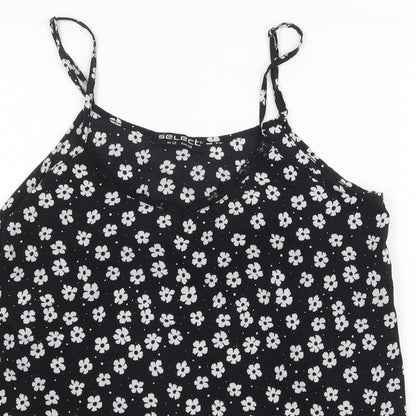 Womens UK Size 12 Select Black Basic Tank