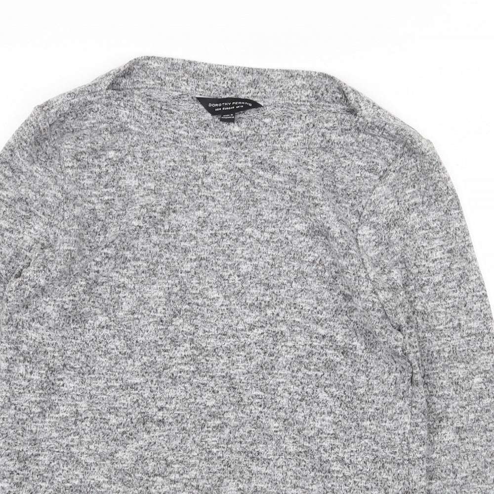 Womens UK Size 12 Dorothy Perkins Grey Pullover Jumper