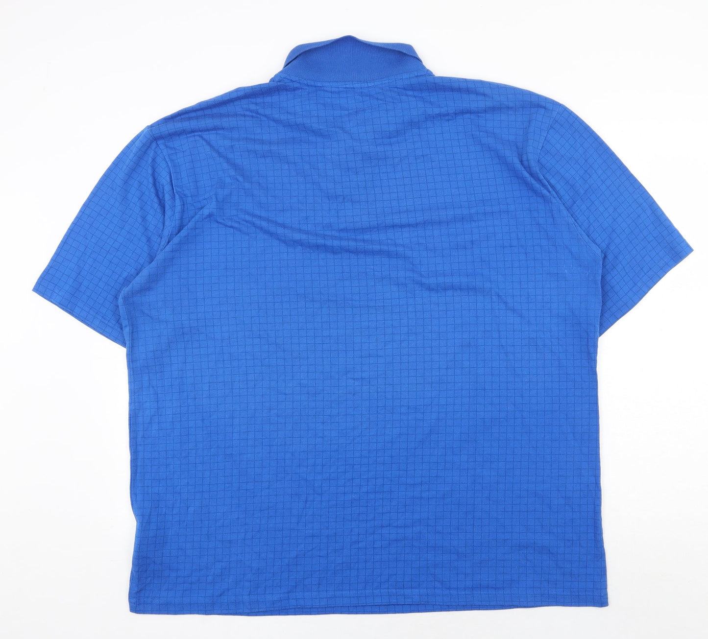 Slazenger Mens Blue Polyester Polo Size 3XL Collared Button