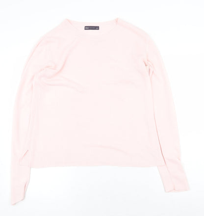 Womens UK Size 12 Marks and Spencer Pink Pullover Jumper