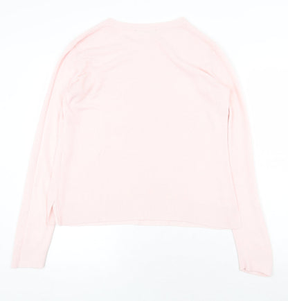 Womens UK Size 12 Marks and Spencer Pink Pullover Jumper