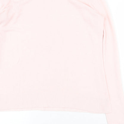 Womens UK Size 12 Marks and Spencer Pink Pullover Jumper