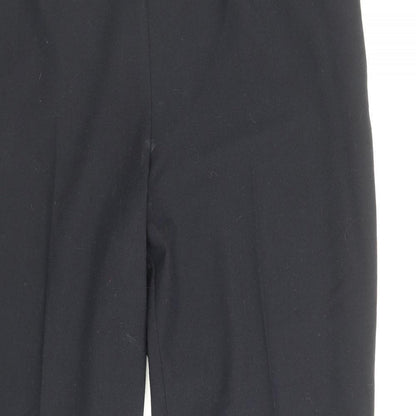 Womens UK Size 14 Marks and Spencer Regular Fit Dress Pants Blue Trousers