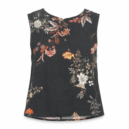 Womens UK Size S Stradivarius Black Basic Blouse
