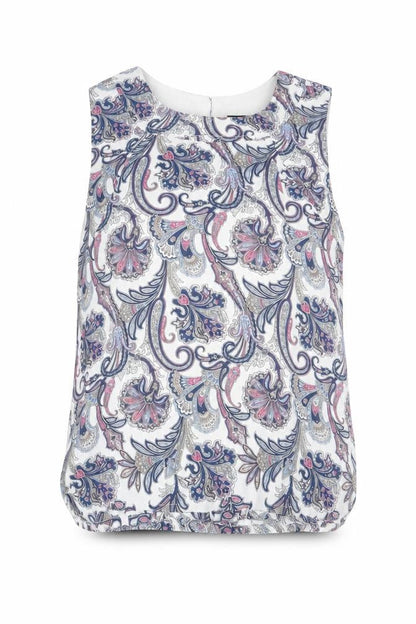 Dorothy Perkins Womens Multicoloured Floral 100% Cotton Basic Blouse Size 10 Round Neck