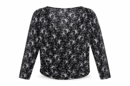 Womens UK Size S H&M Black Basic Blouse
