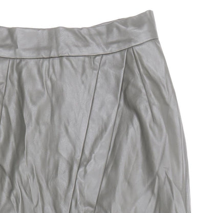 PRETTYLITTLETHING Womens Green Polyester Straight & Pencil Skirt Size 8 Zip