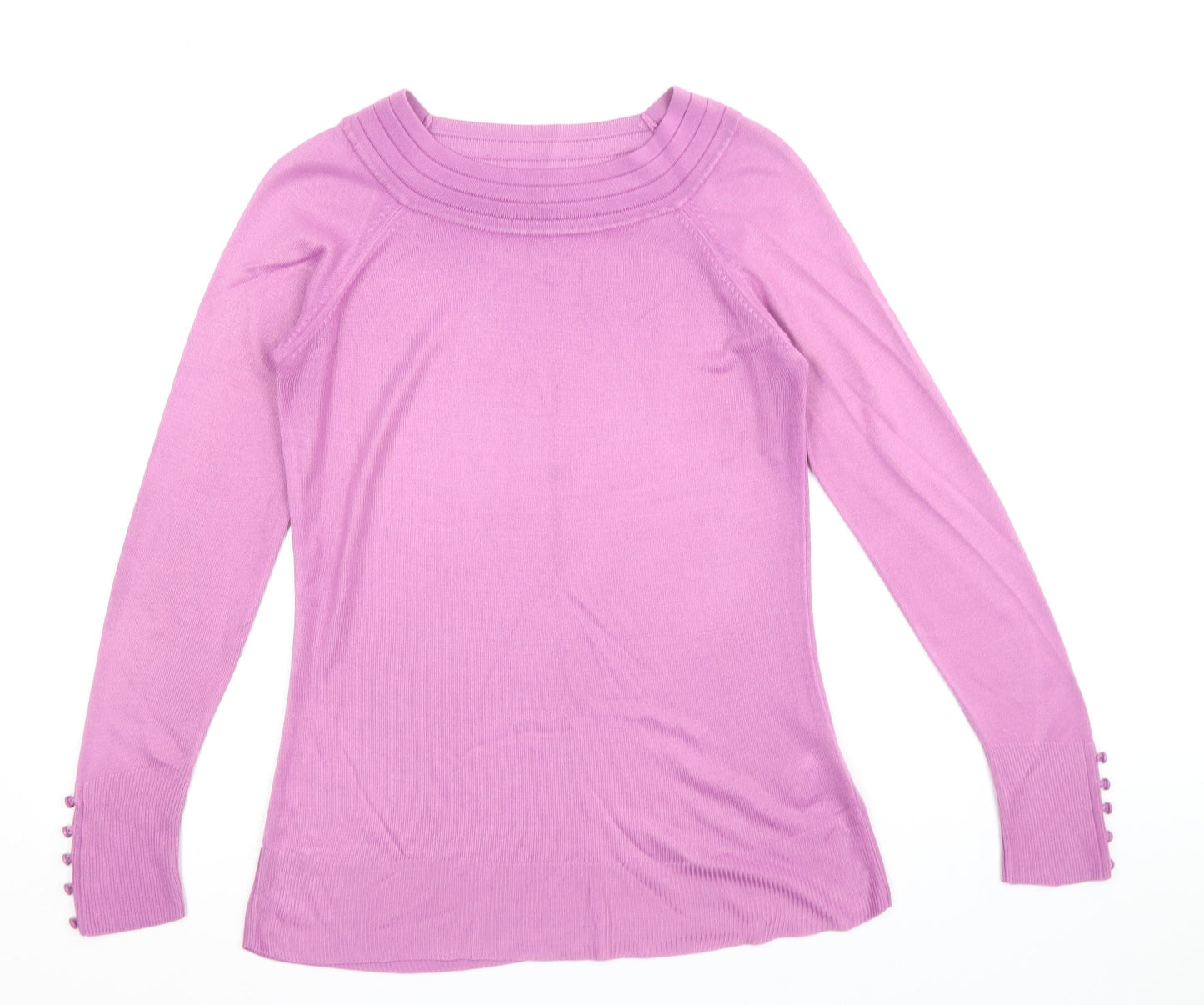 Womens UK Size 10 Marks and Spencer Purple Pullover Jumper