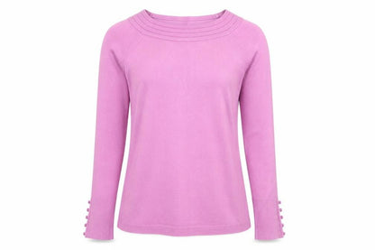 Womens UK Size 10 Marks and Spencer Purple Pullover Jumper