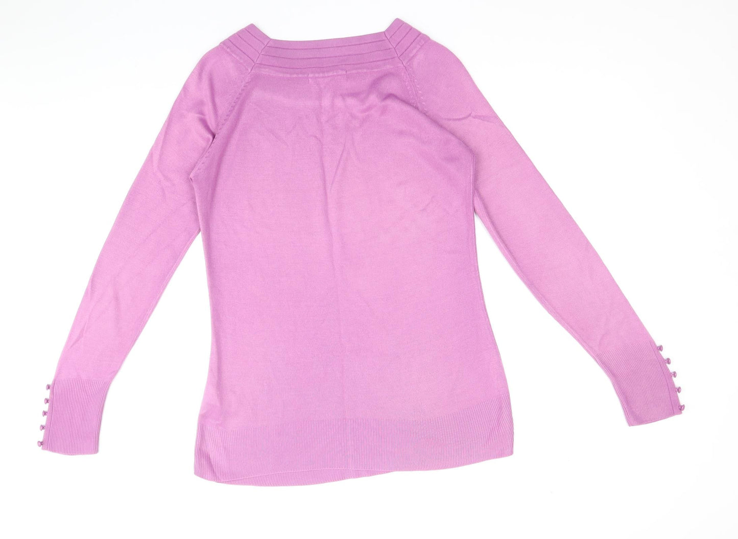 Womens UK Size 10 Marks and Spencer Purple Pullover Jumper