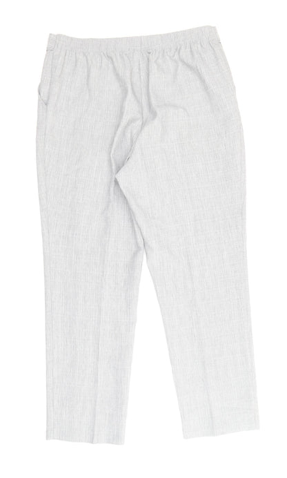 Womens UK Size 14 Marks and Spencer Regular Fit  Grey Trousers