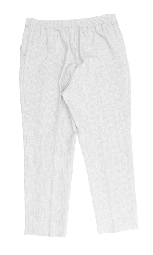 Womens UK Size 14 Marks and Spencer Regular Fit  Grey Trousers