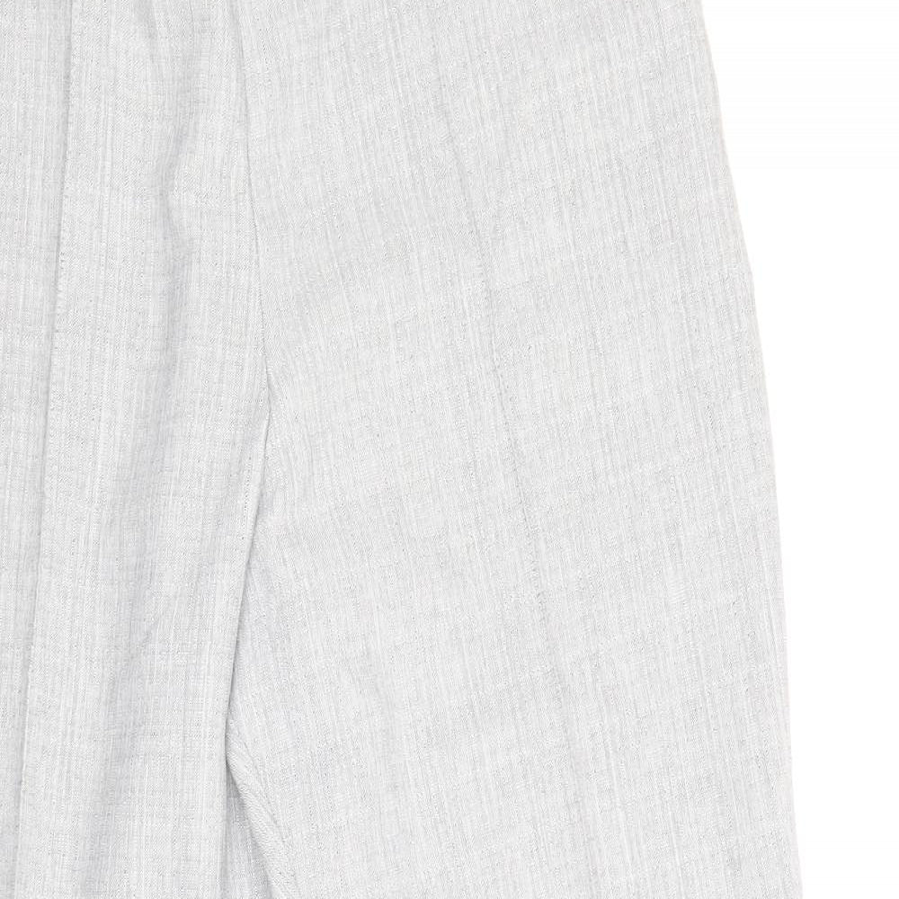 Womens UK Size 14 Marks and Spencer Regular Fit  Grey Trousers