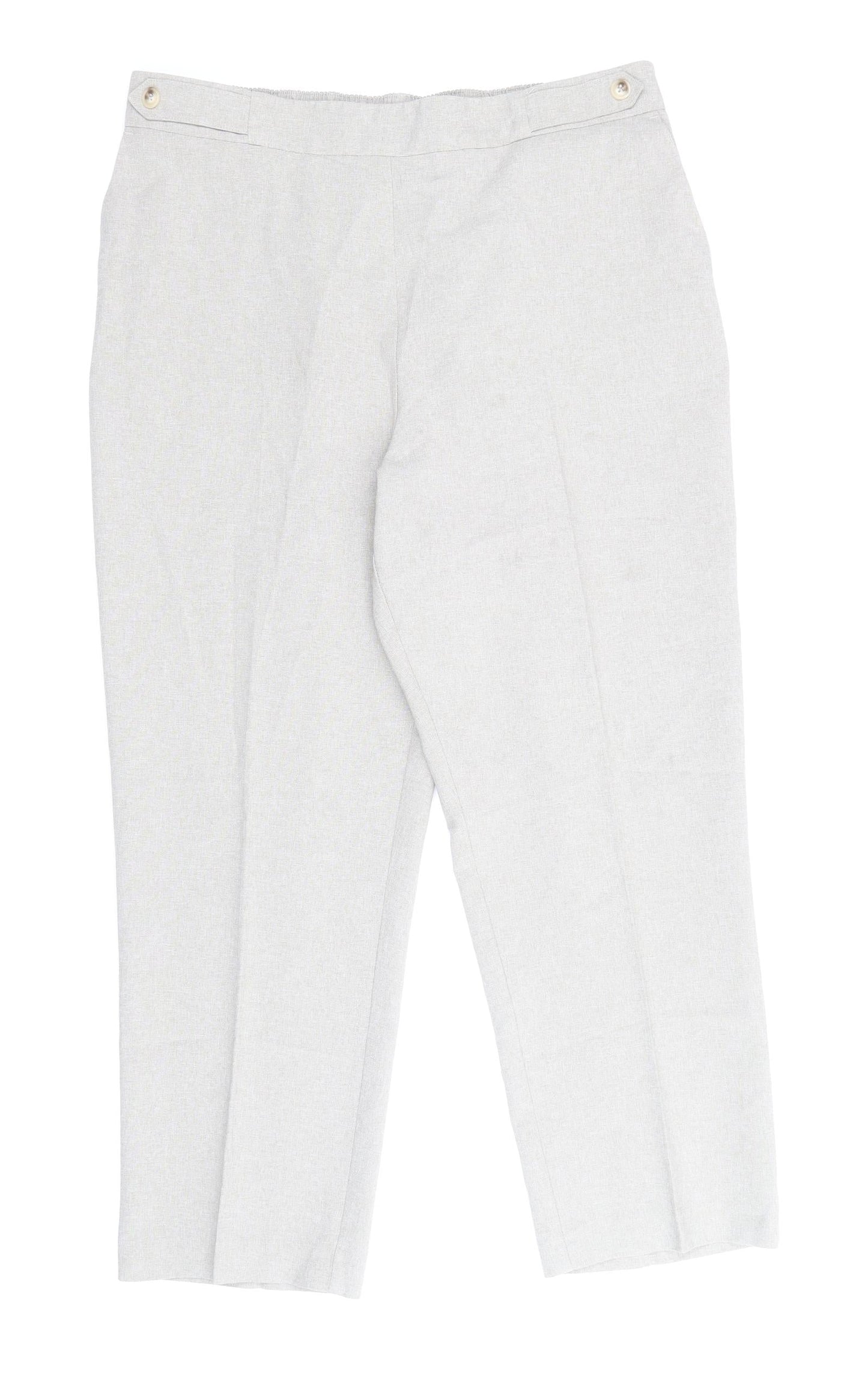 Womens UK Size 14 BHS Regular Fit  Beige Trousers