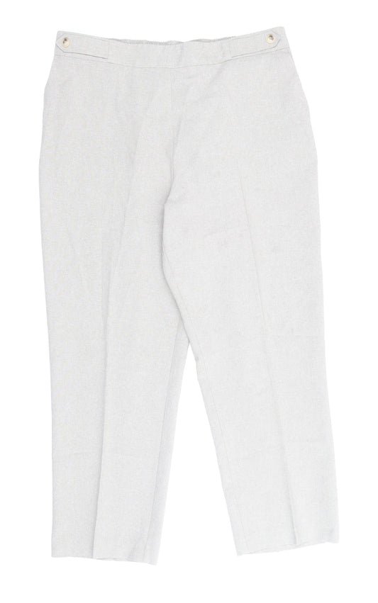 Womens UK Size 14 BHS Regular Fit  Beige Trousers