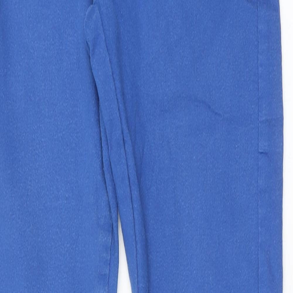 Denim & Co. Womens Blue Cotton Skinny Jeans Size 6 Regular Zip