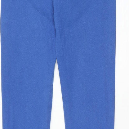 Denim & Co. Womens Blue Cotton Skinny Jeans Size 6 Regular Zip