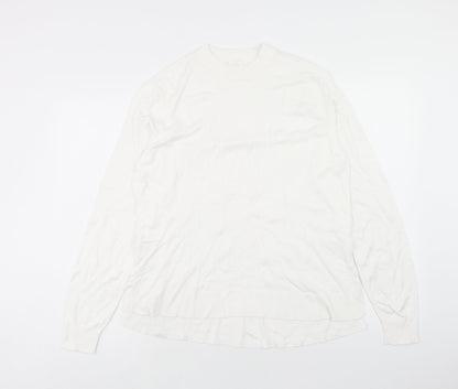 Womens UK Size S H&M White Pullover Jumper