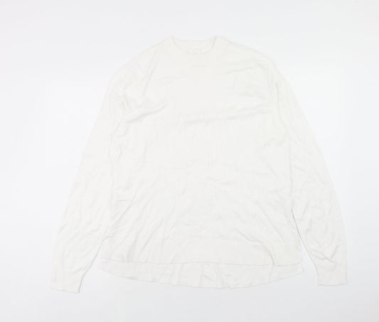 Womens UK Size S H&M White Pullover Jumper