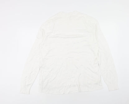 Womens UK Size S H&M White Pullover Jumper