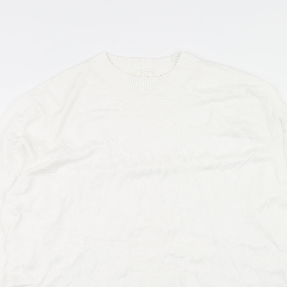 Womens UK Size S H&M White Pullover Jumper