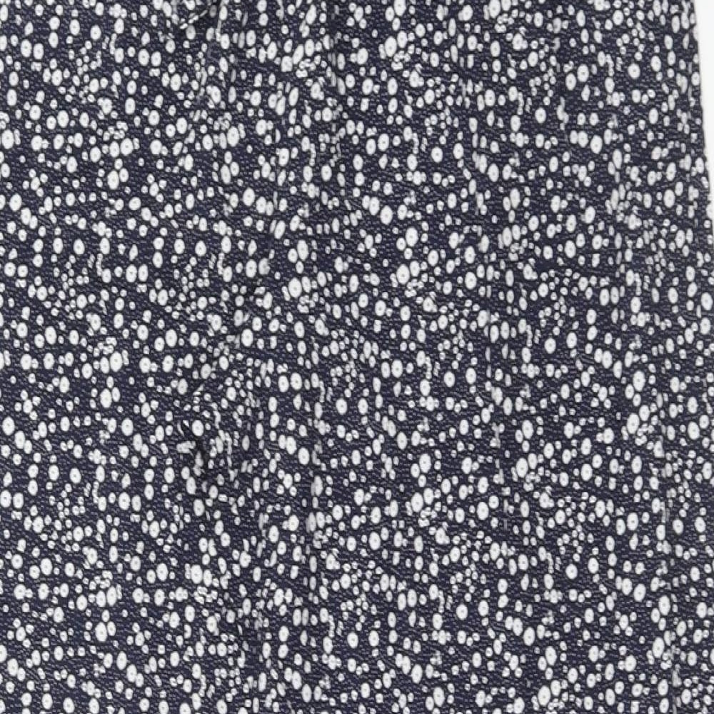 Womens UK Size S Preworn Regular Fit Bloomer Blue Trousers