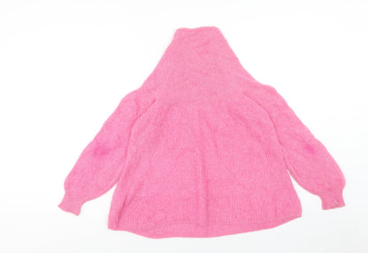 Womens UK Size S Gerard Darel Pink Pullover Jumper
