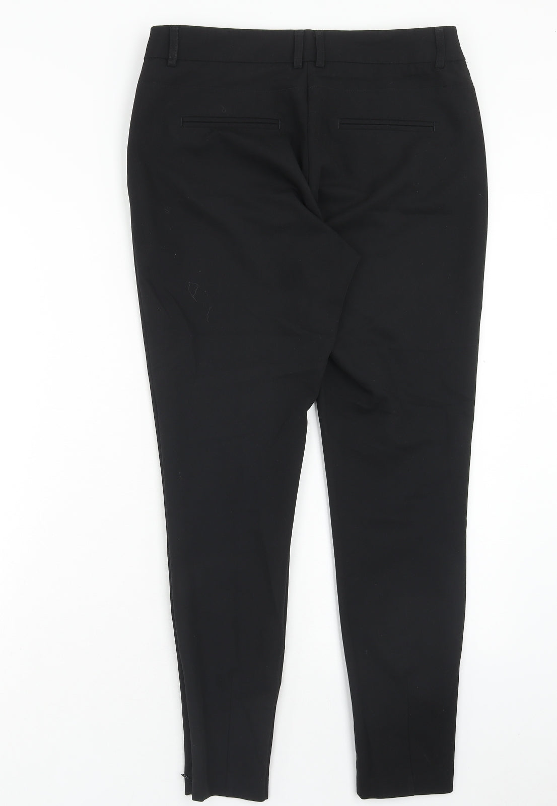 Womens UK Size 8 NEXT Regular Fit Dress Pants Black Trousers
