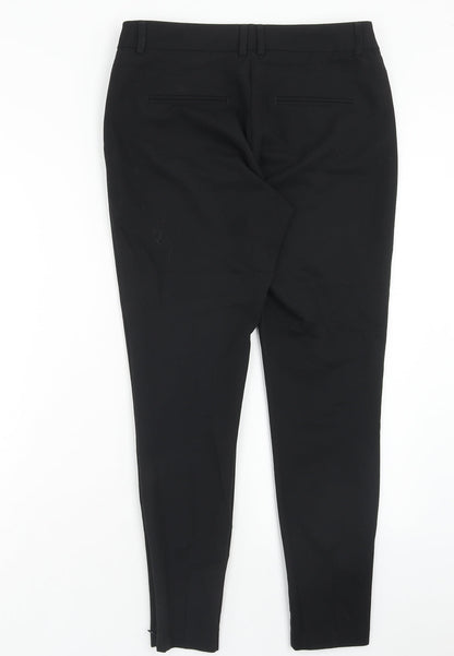 Womens UK Size 8 NEXT Regular Fit Dress Pants Black Trousers