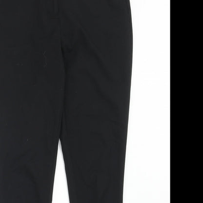 Womens UK Size 8 NEXT Regular Fit Dress Pants Black Trousers