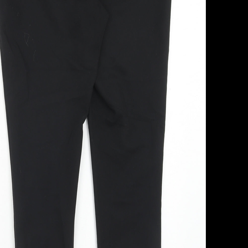 Womens UK Size 8 NEXT Regular Fit Dress Pants Black Trousers