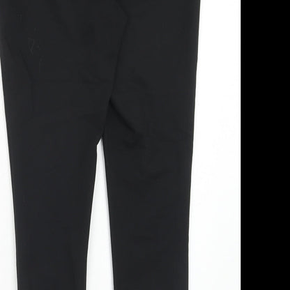 Womens UK Size 8 NEXT Regular Fit Dress Pants Black Trousers