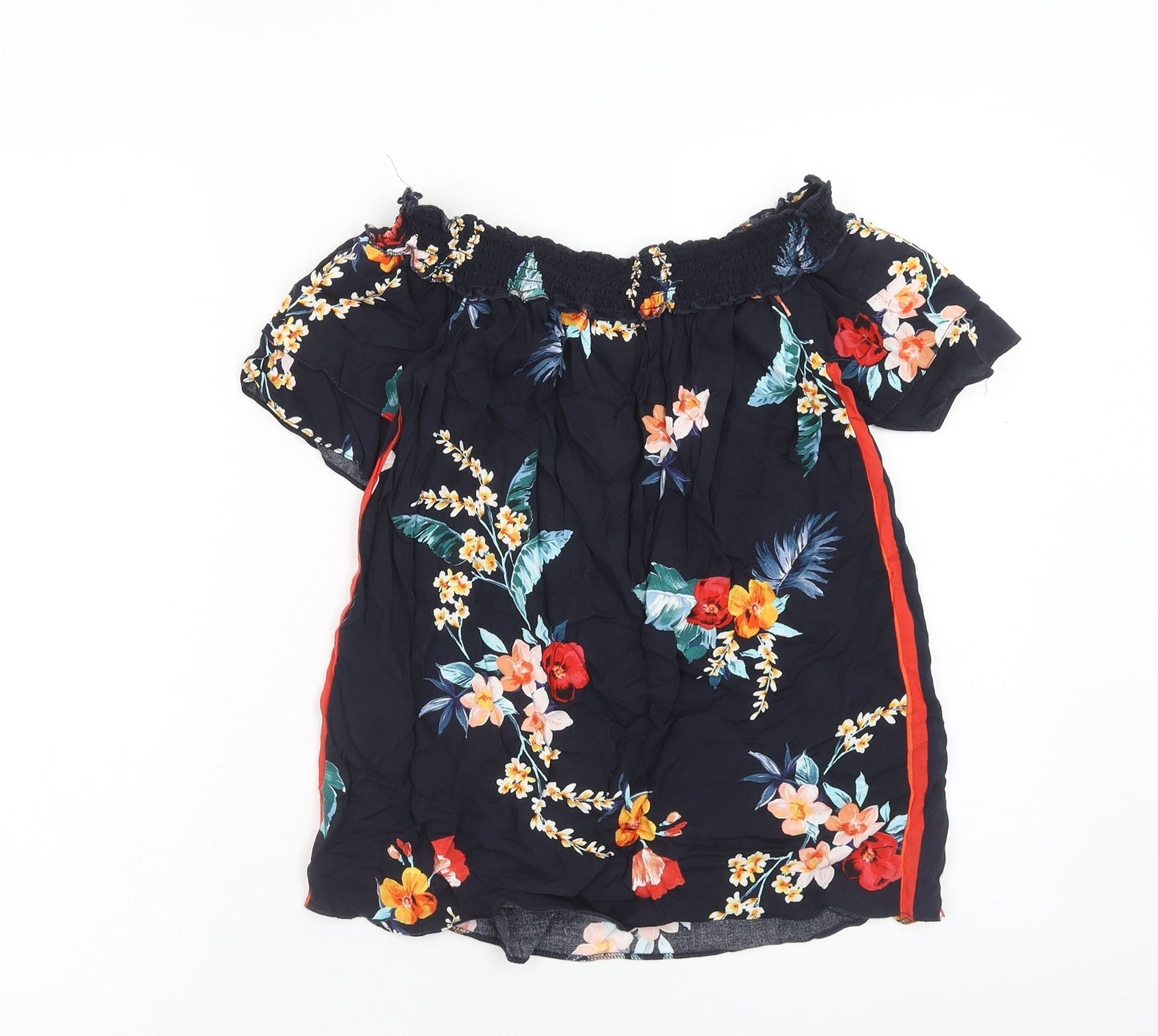Womens UK Size 8 Dorothy Perkins Blue Basic Blouse