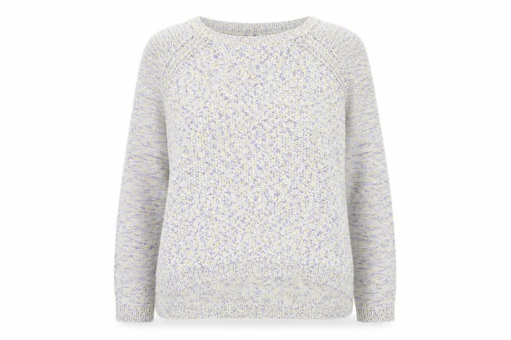 Womens UK Size 16 M&Co Purple Pullover Jumper