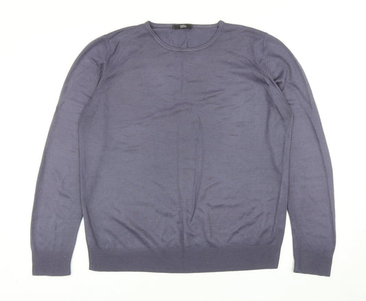 Womens UK Size 14 Marks and Spencer Blue Pullover Jumper
