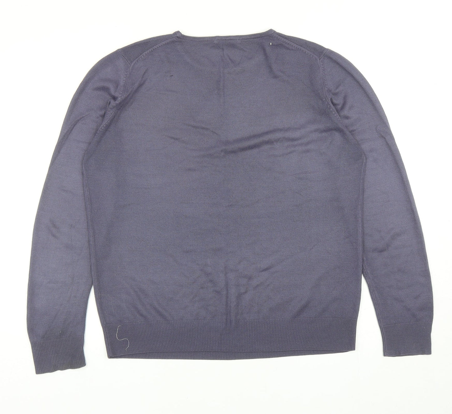 Womens UK Size 14 Marks and Spencer Blue Pullover Jumper