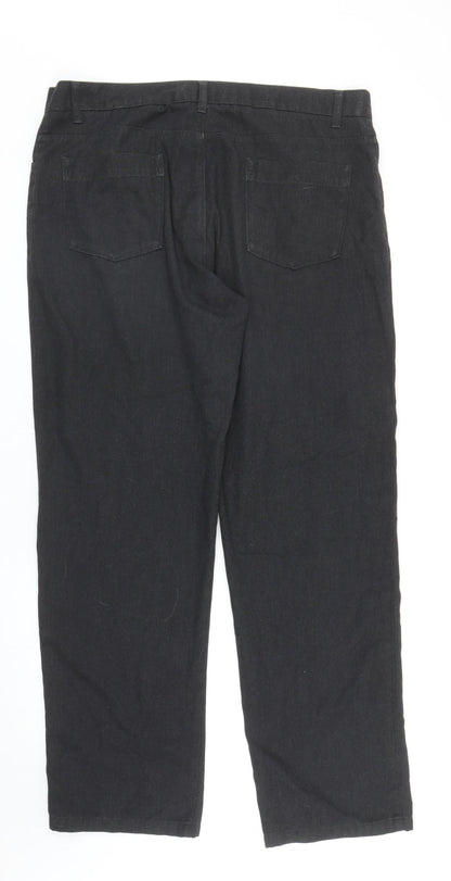 George Mens Grey Polyacrylate Fibre Chino Trousers Size 38 in L33 in Regular Zip