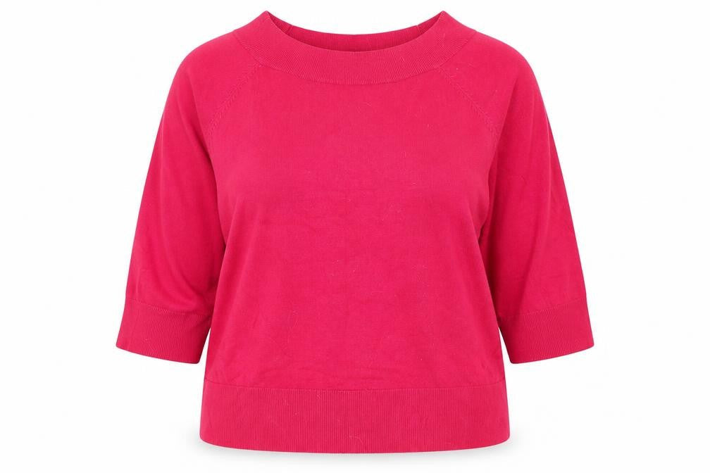 Womens UK Size 18 M&Co Pink Pullover Jumper