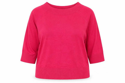Womens UK Size 18 M&Co Pink Pullover Jumper