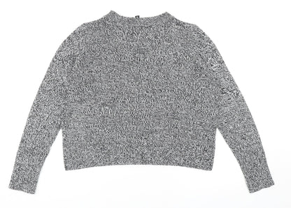 Womens UK Size S Divided by H&M Grey Pullover Jumper