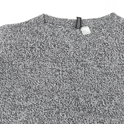 Womens UK Size S Divided by H&M Grey Pullover Jumper